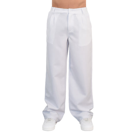 Nice Guy Trouser Ultra Relaxed Straight Fit White