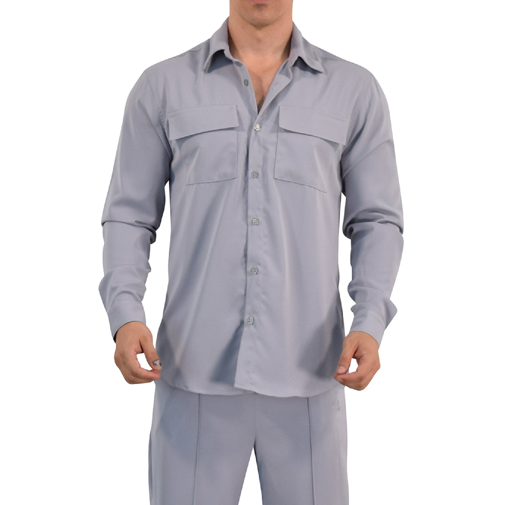 Midnight Shirt Silver Mist