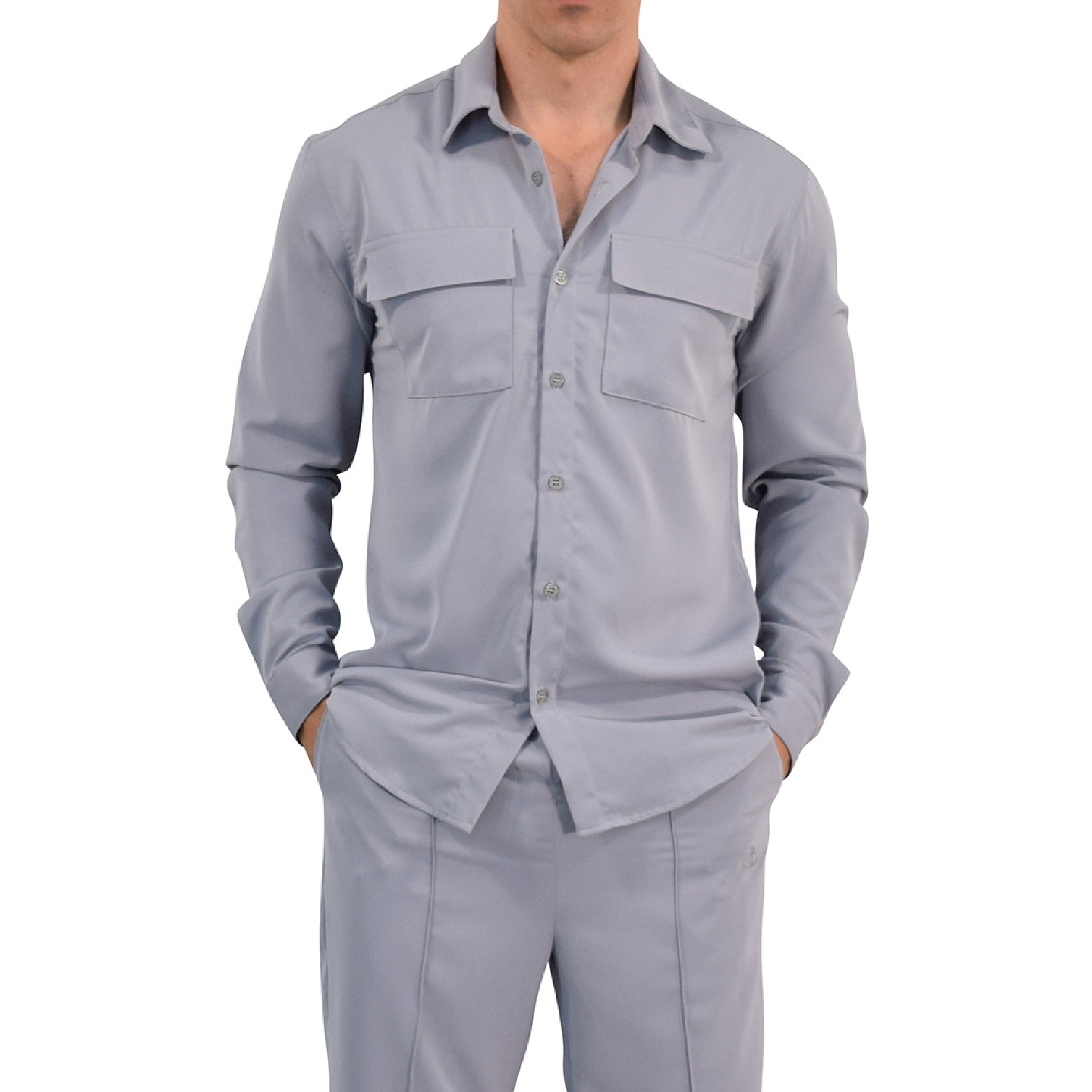 Midnight Shirt Silver Mist