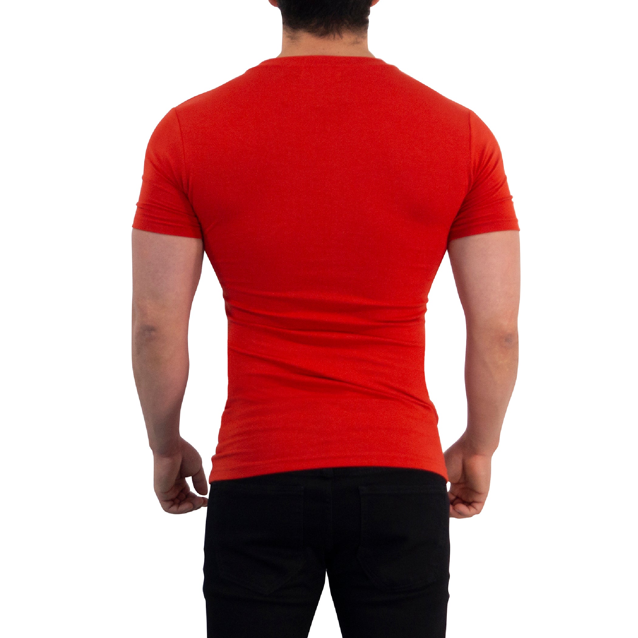 Playera Cuello V Profundo Terracota