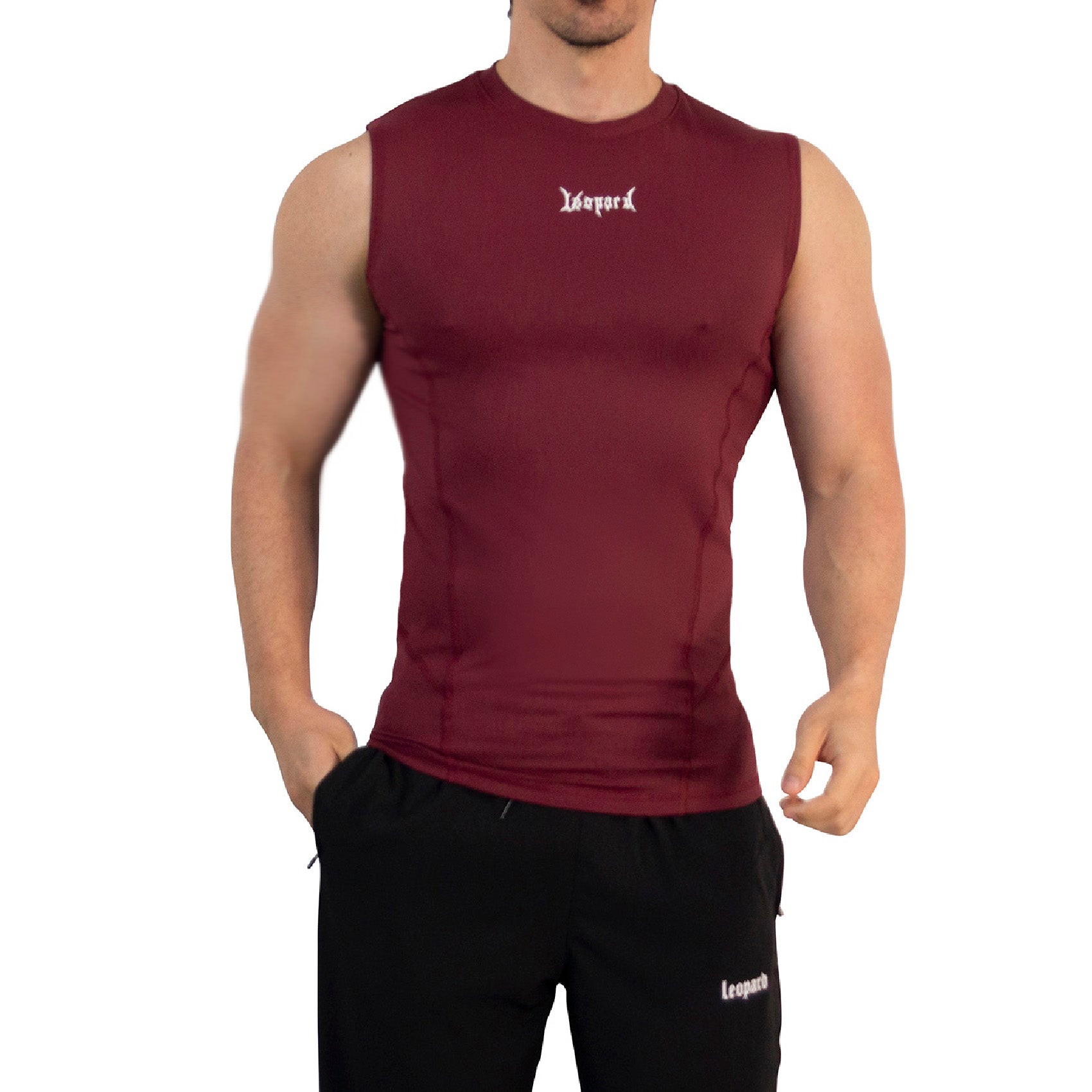 Strike Ops Compression Tank Sleeve Burgundy (preventa)