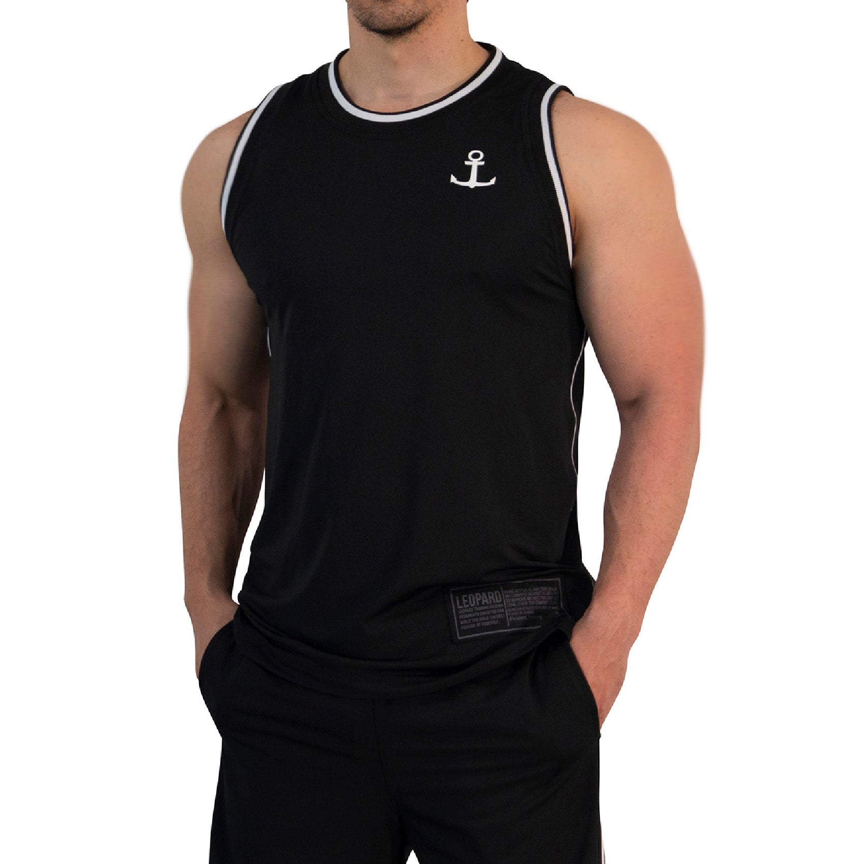Mesh Jersey Mamba State Black Anchor Logo