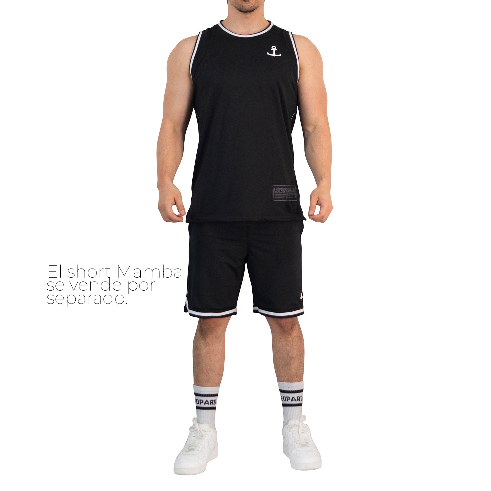 Mesh Jersey Mamba State Black Anchor Logo