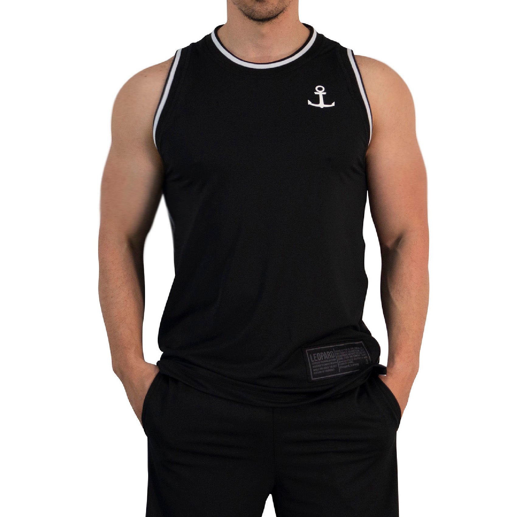 Mesh Jersey Mamba State Black Anchor Logo