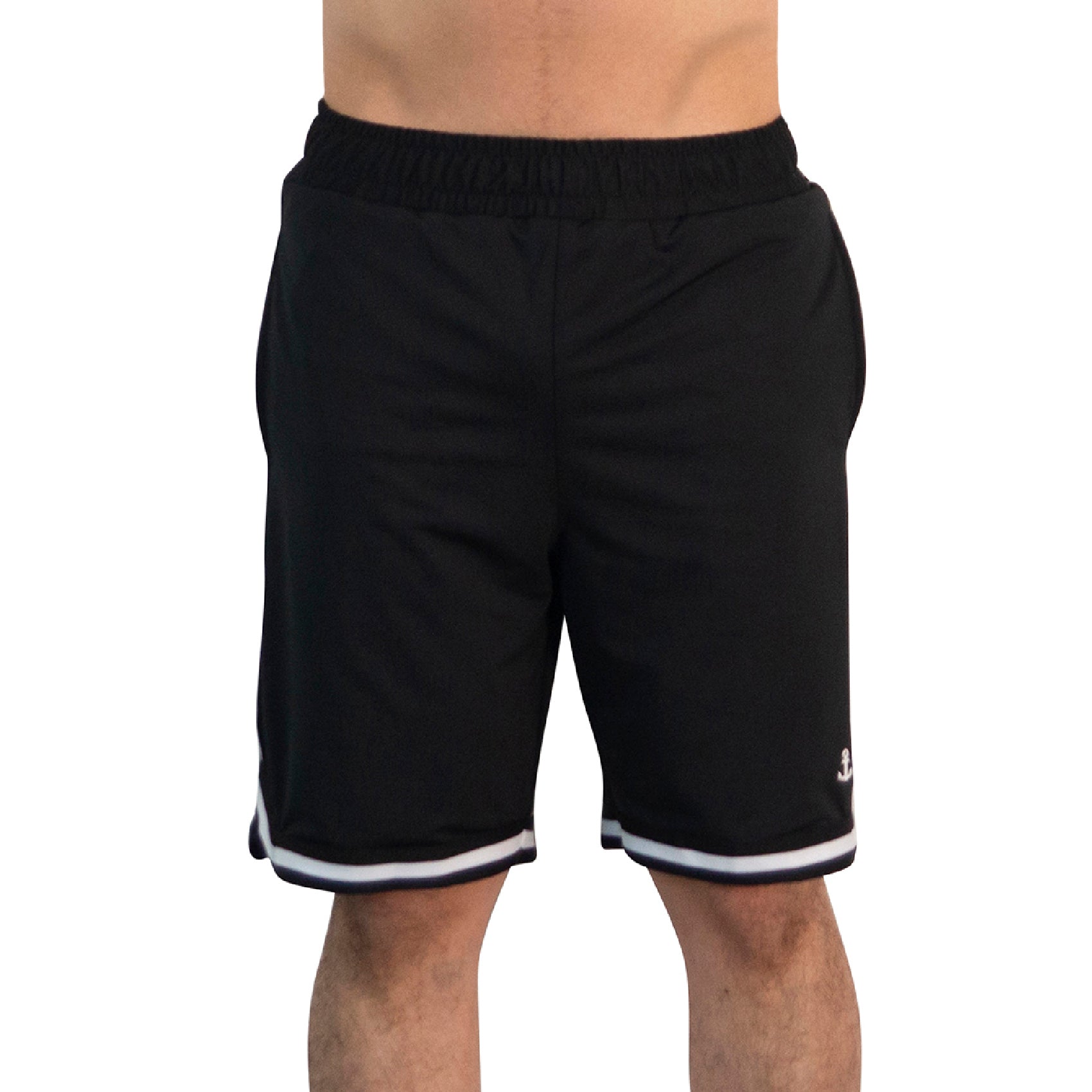 Mesh Short Mamba State Black Anchor Logo