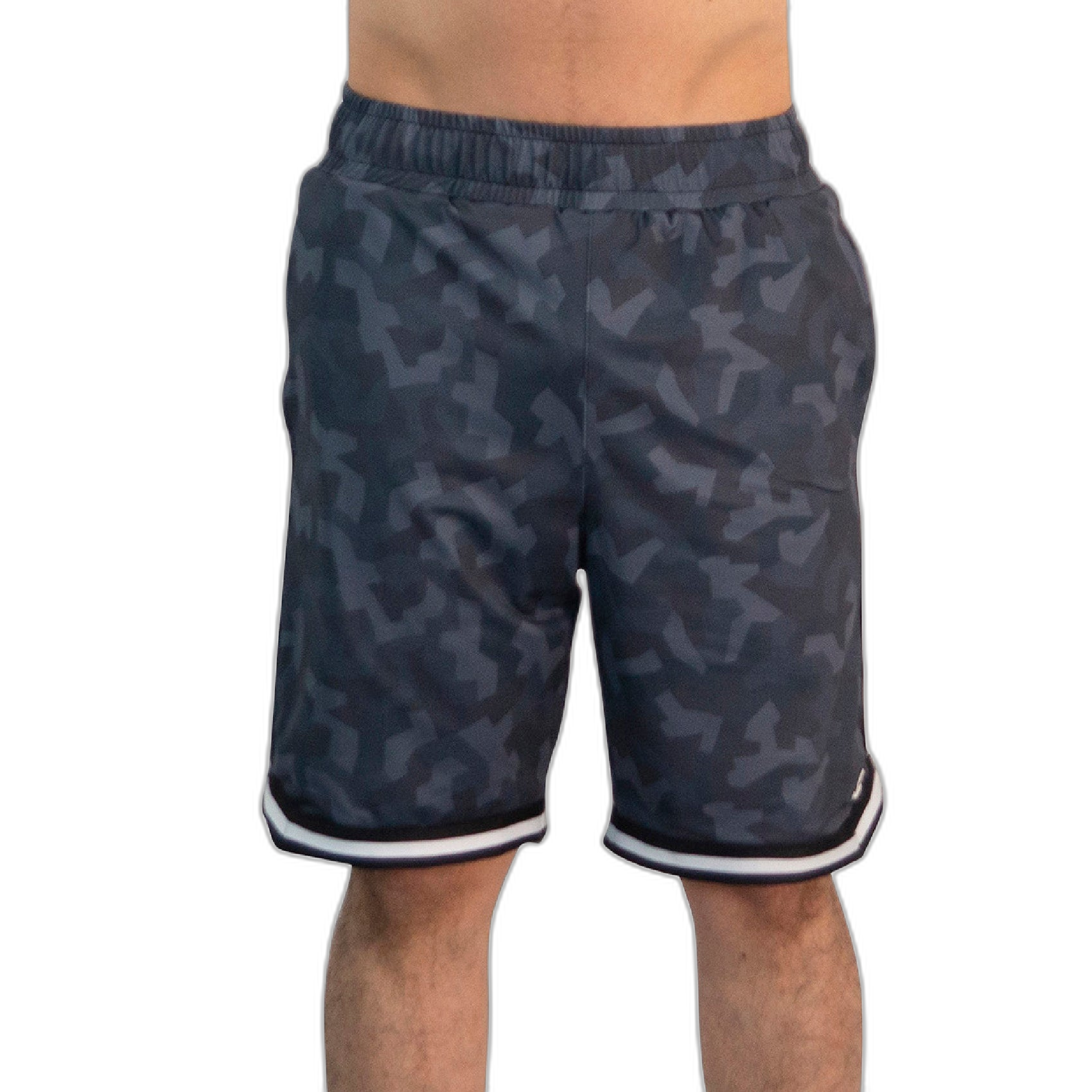 Mesh Short Mamba State Ghost Anchor Logo