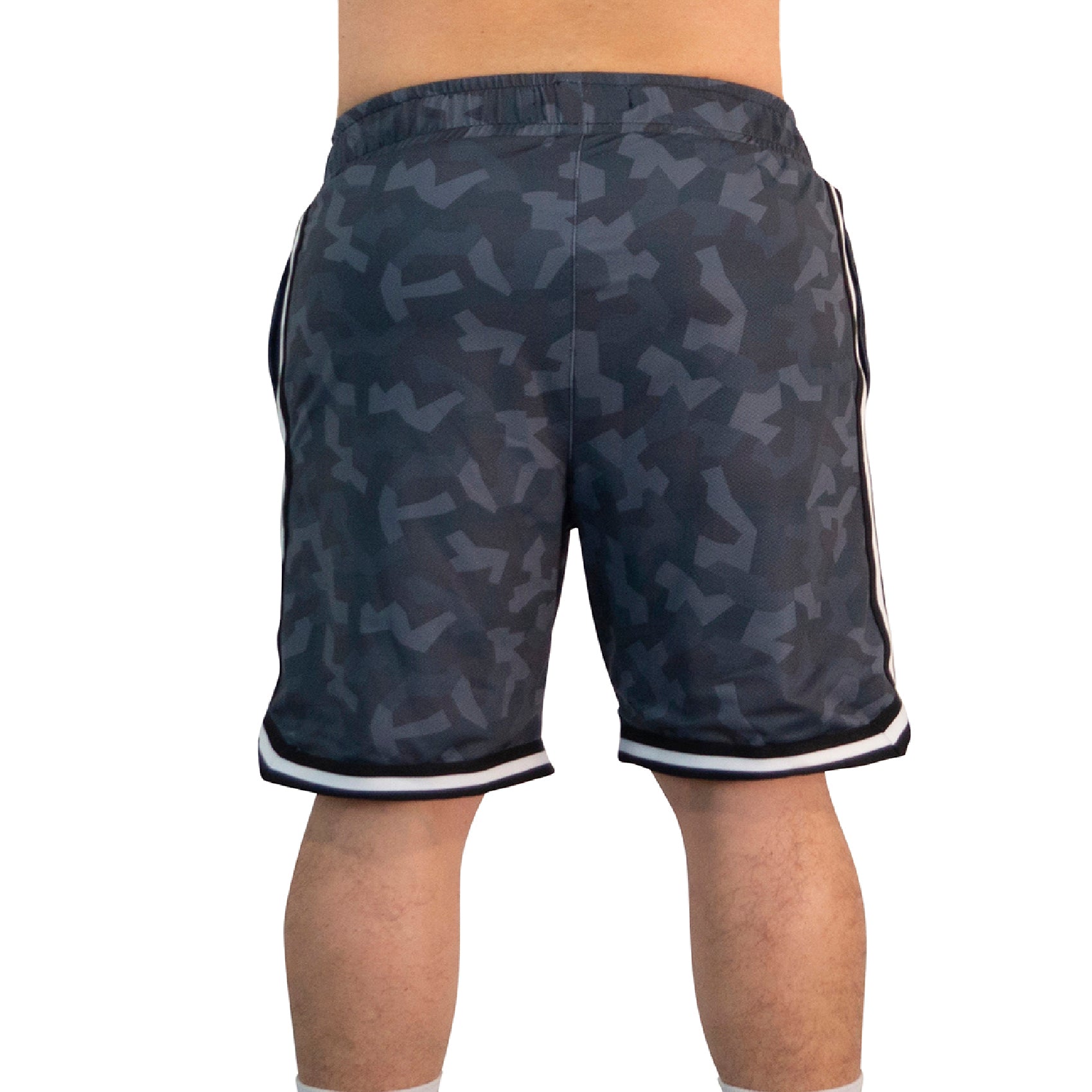Mesh Short Mamba State Ghost Anchor Logo