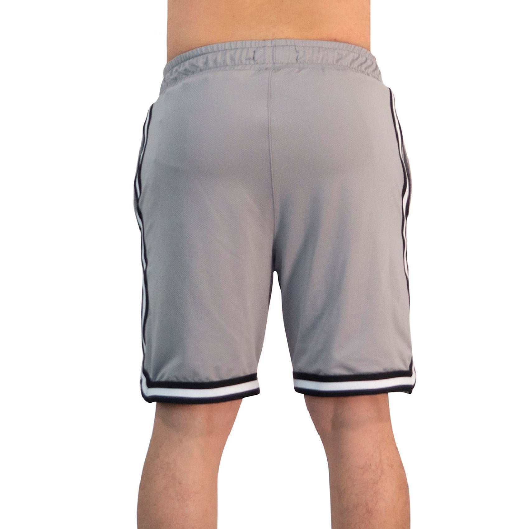 Mesh Short Mamba State Gray Anchor Logo