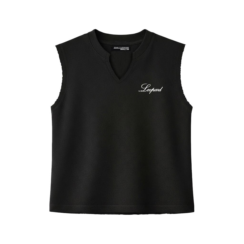 Playera Sleeveless Boxy | Signature Series Black