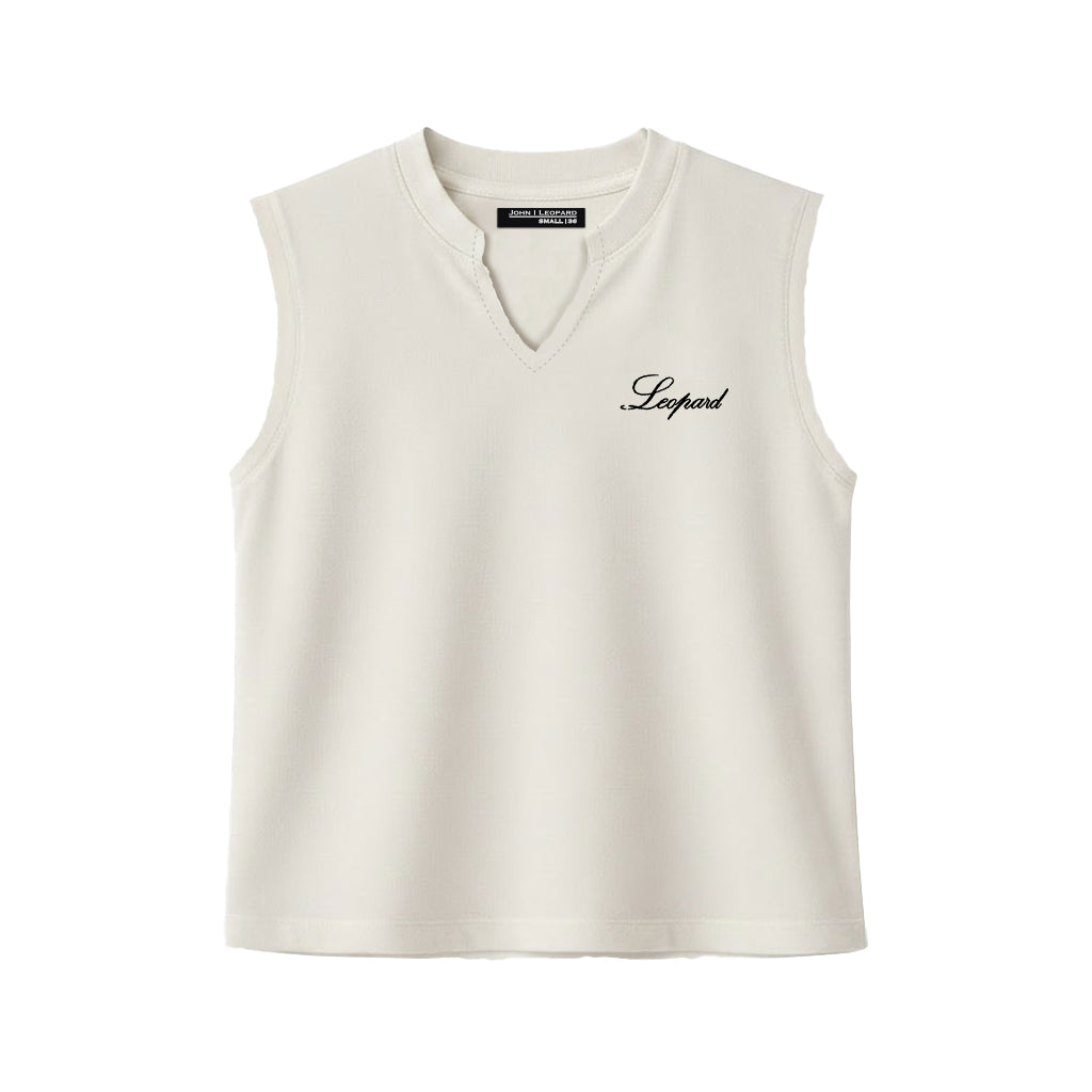Playera Sleeveless Boxy | Signature Series Off White