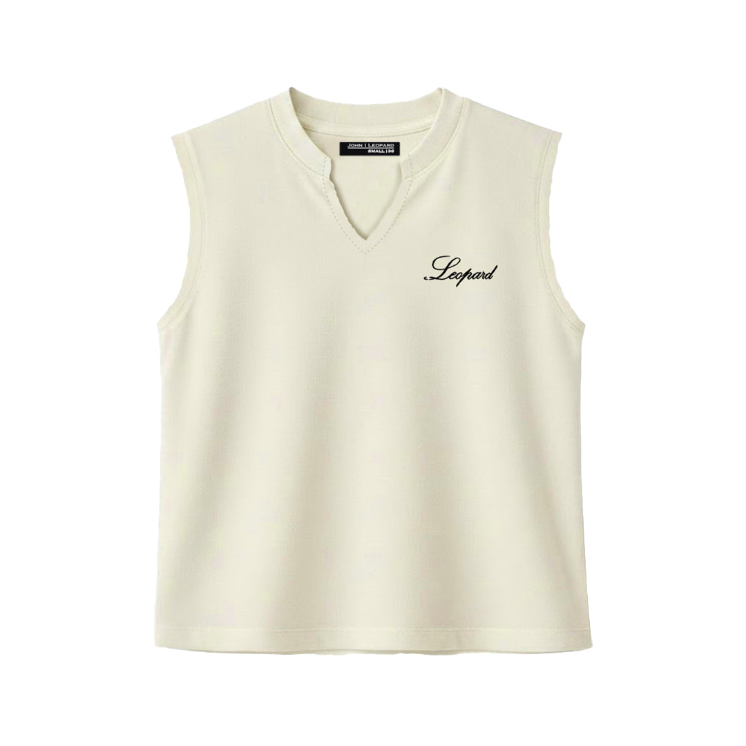 Playera Sleeveless Boxy | Signature Series Off White