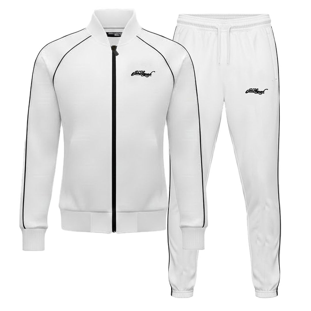 Heritage Tracksuit White Details Black