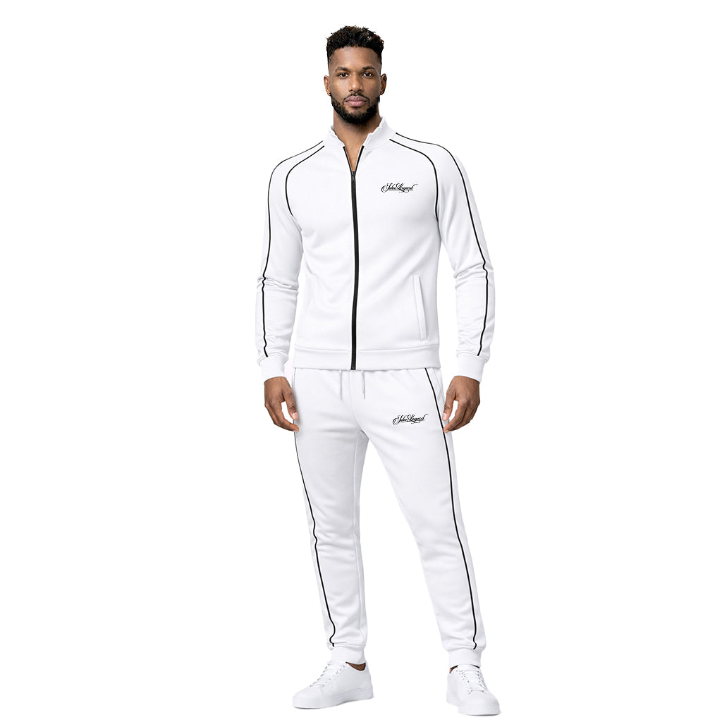Heritage Tracksuit White Details Black