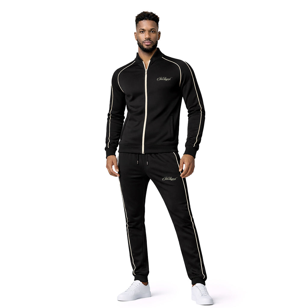 Heritage Tracksuit Black Details Tan