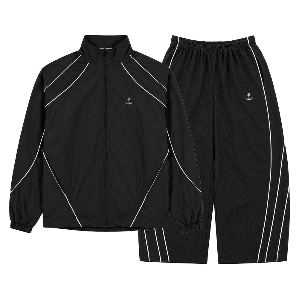Ascend Oversized Tracksuit Black