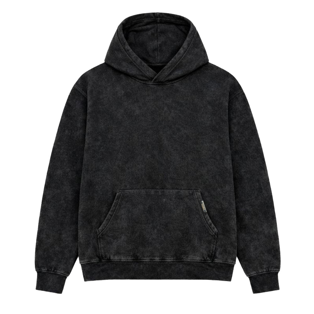 Essential Acid Hoodie Black