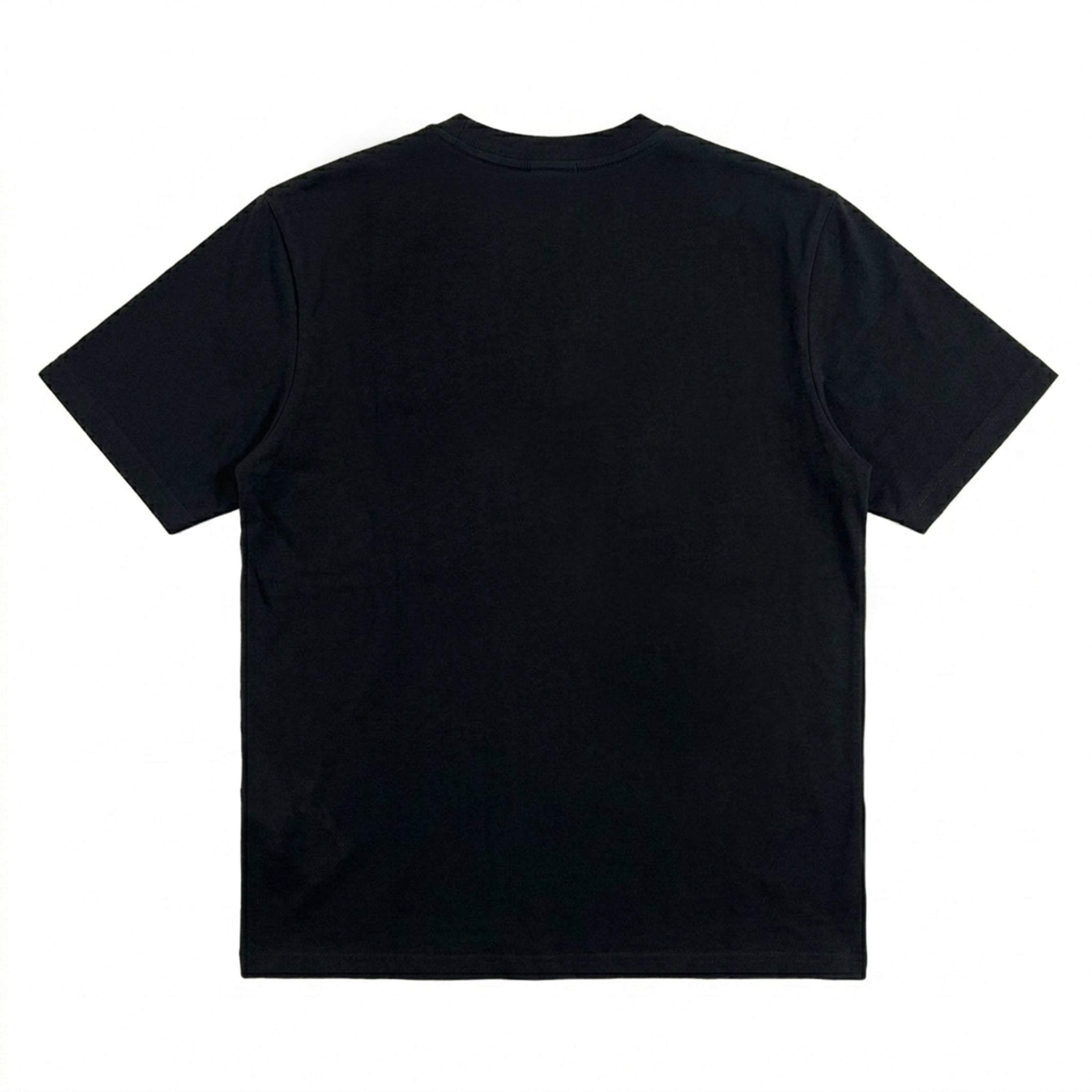 Playera Oversized Tshirt Laser Stitch Black