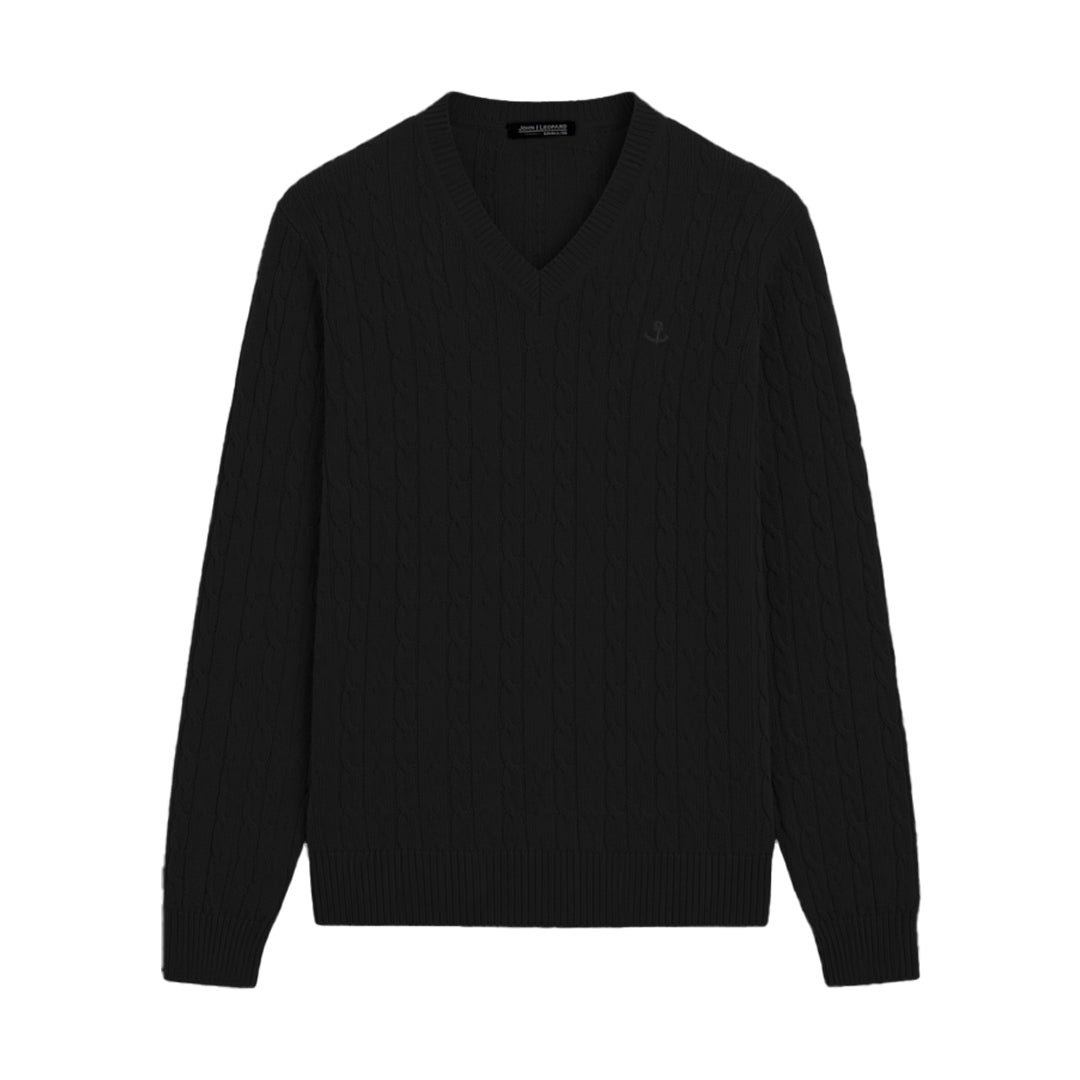 Bambu knitted Sweater Maison V Black