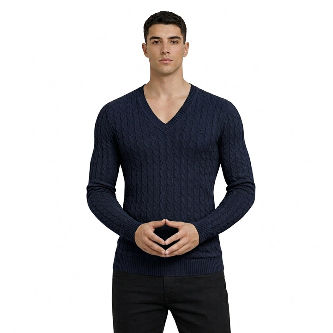Roll Neck Sweater Light Gray