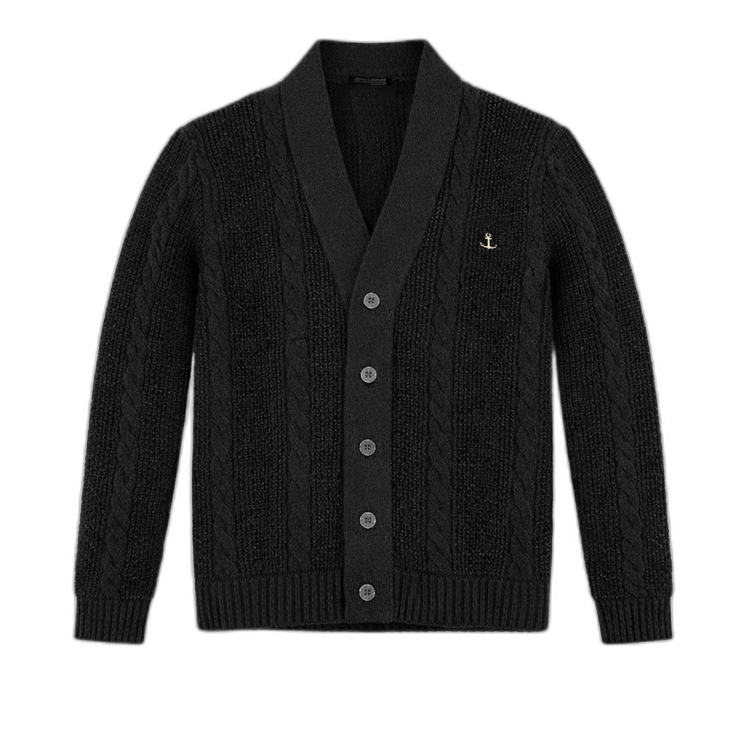 Oldman Sweater Cardigan Knitwear Black