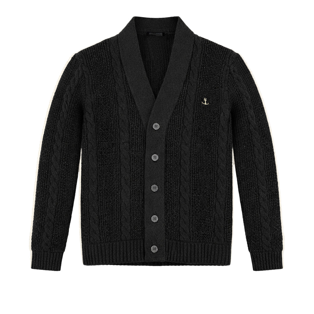 Oldman Sweater Cardigan Knitwear Black