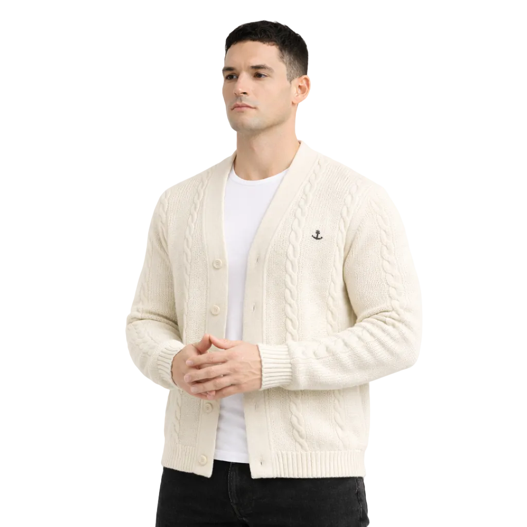 Oldman Sweater Oversized Cardigan Off White