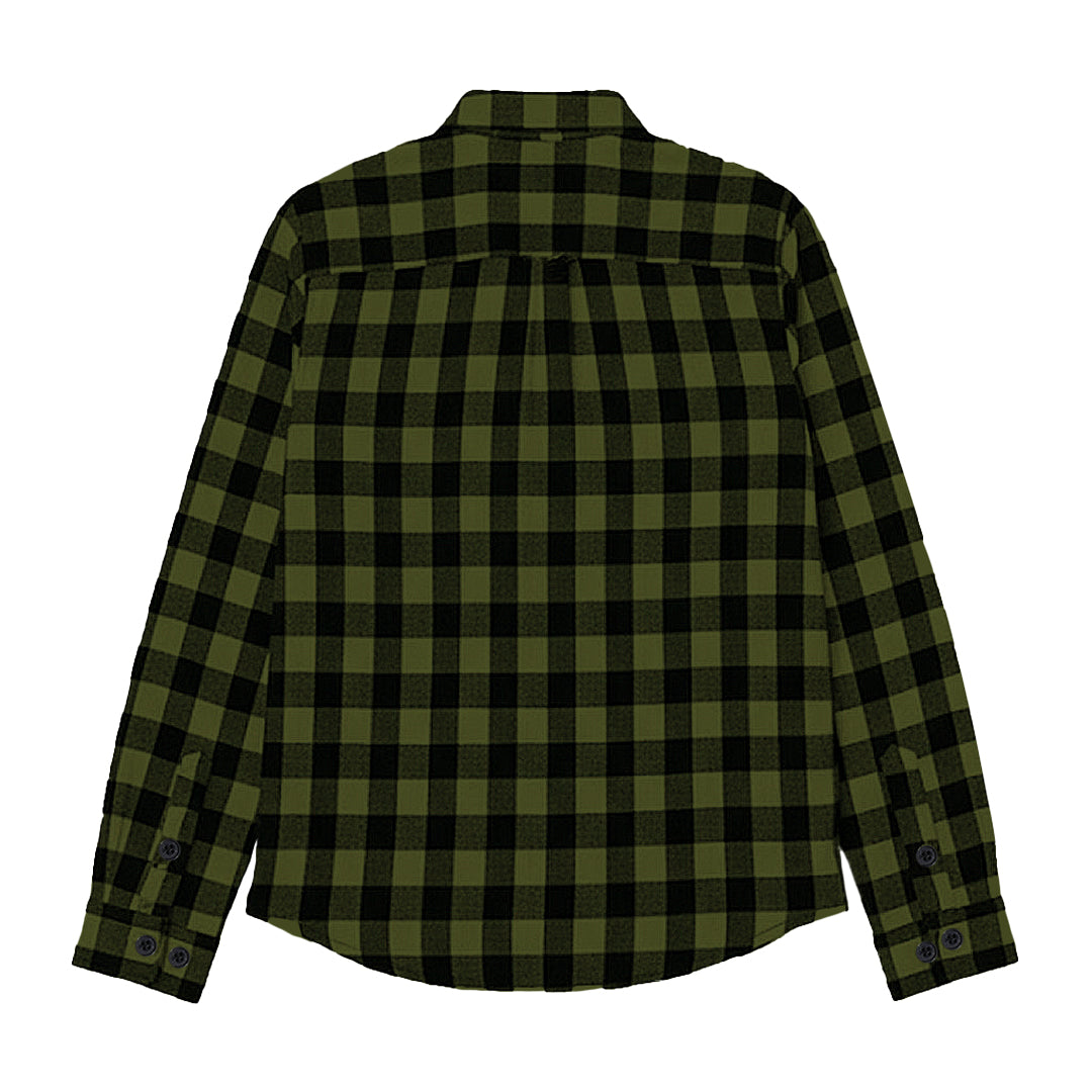 Oversized Flannel Shirt Green / Navy