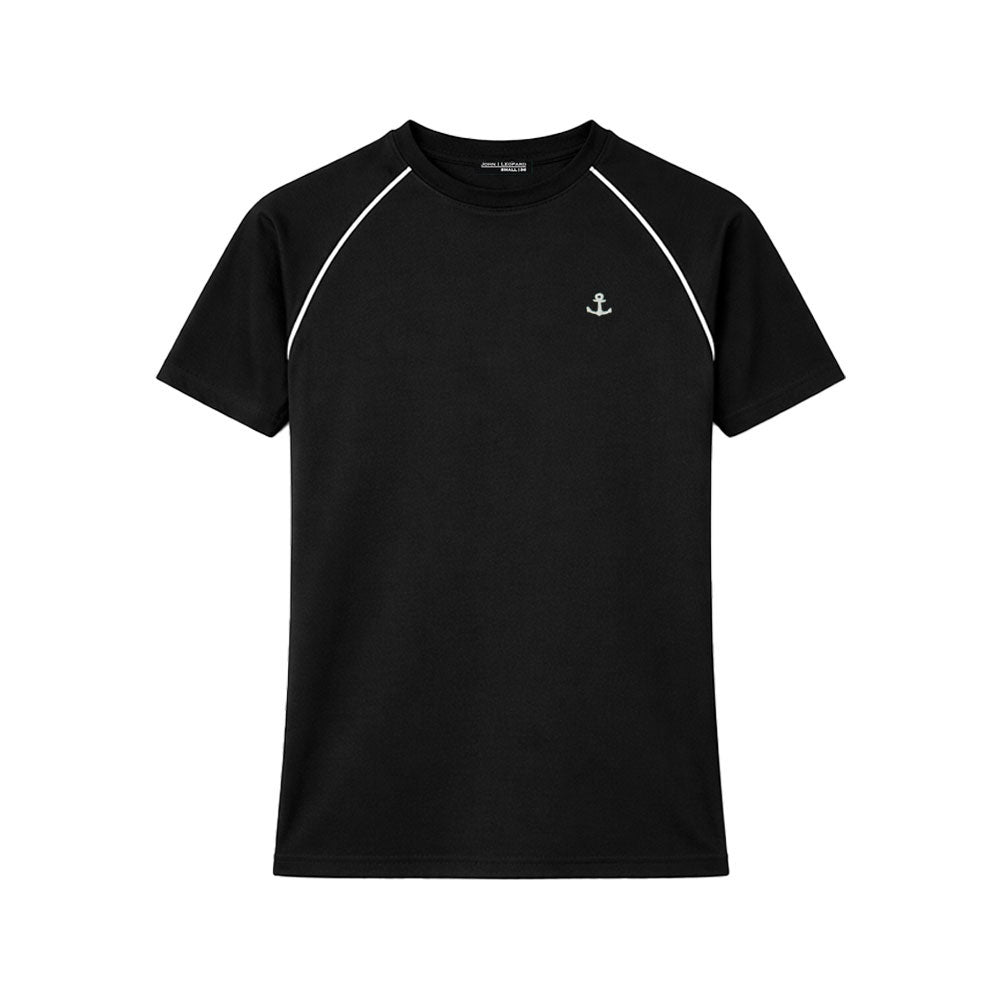 Playera Heritage Ranglan Slim Fit Black