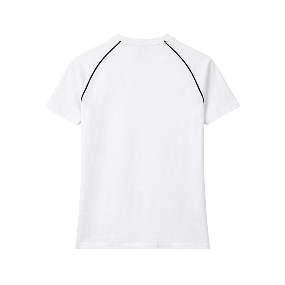 Playera Heritage Ranglan Slim Fit White