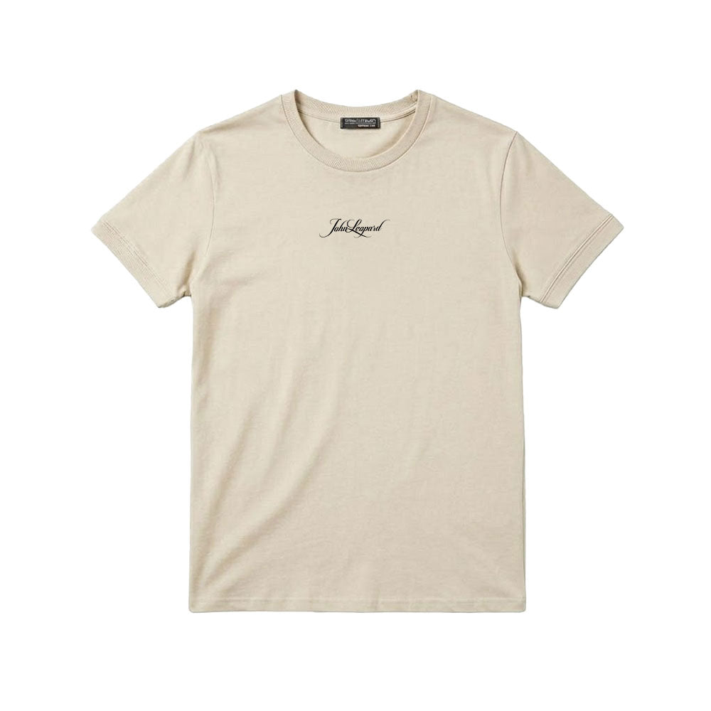 Playera Heritage Logo Slim Ringer Ivory