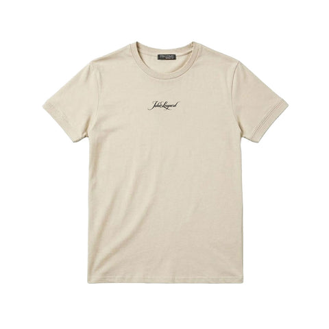 Playera Heritage Logo Slim Ringer Ivory