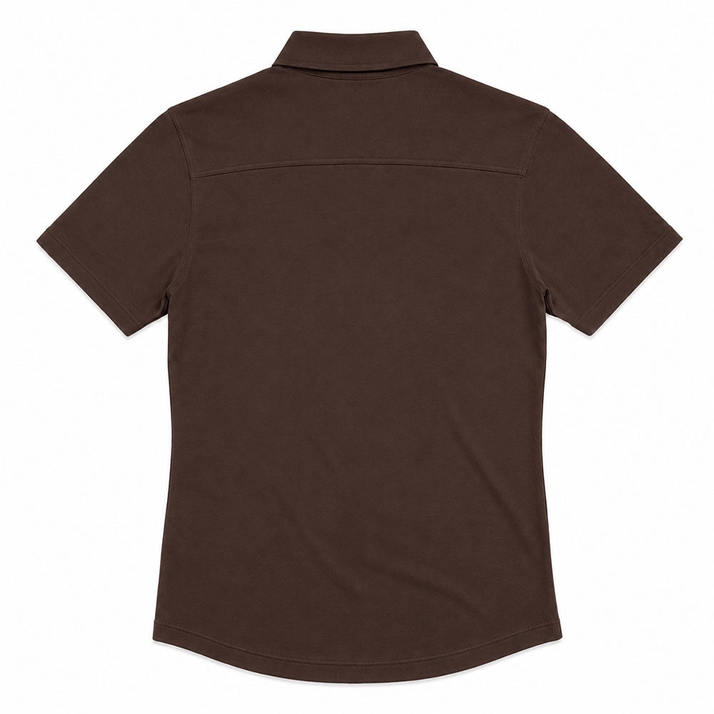 Santos Polo Manga Corta Brown