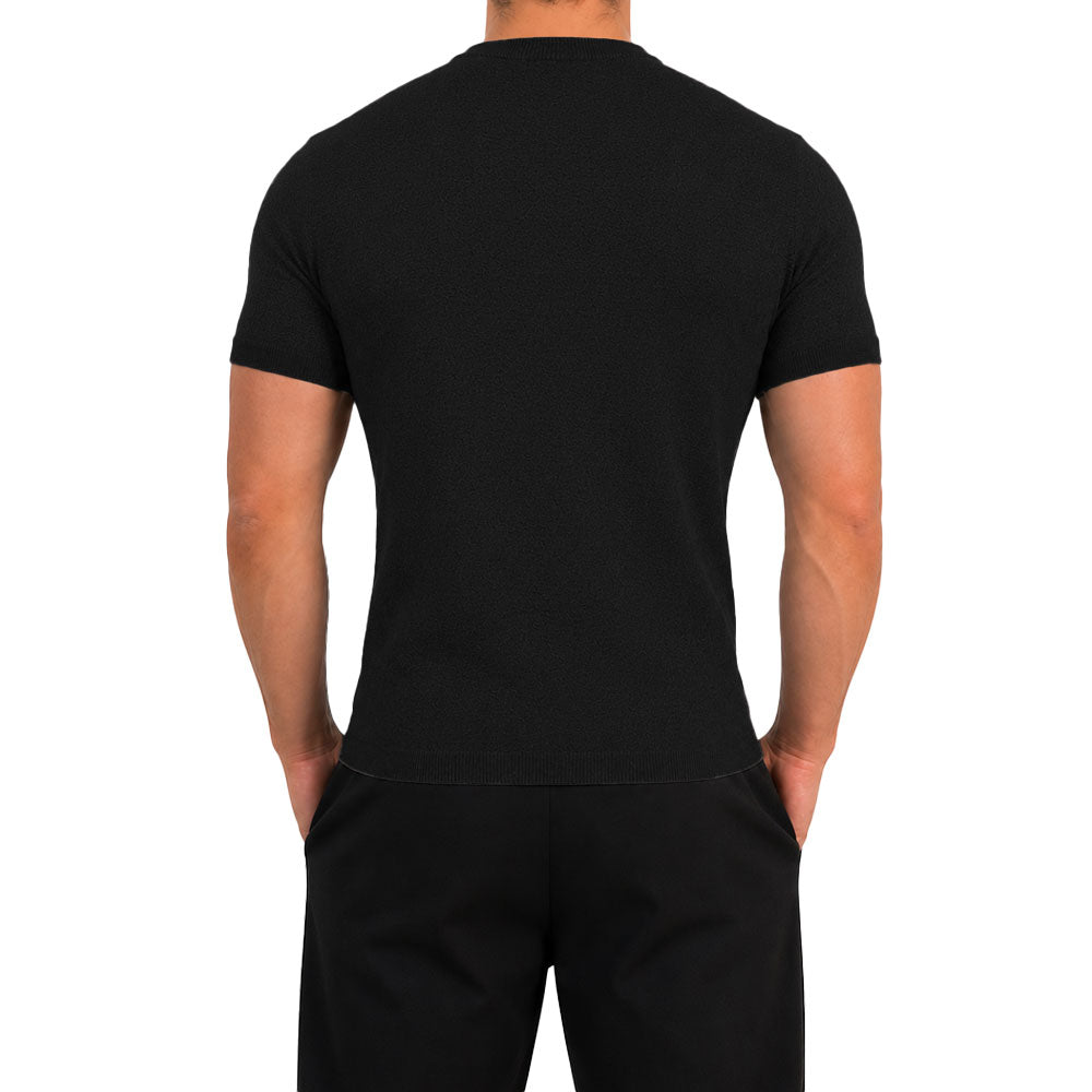 Riviera Knitted Shirt Black