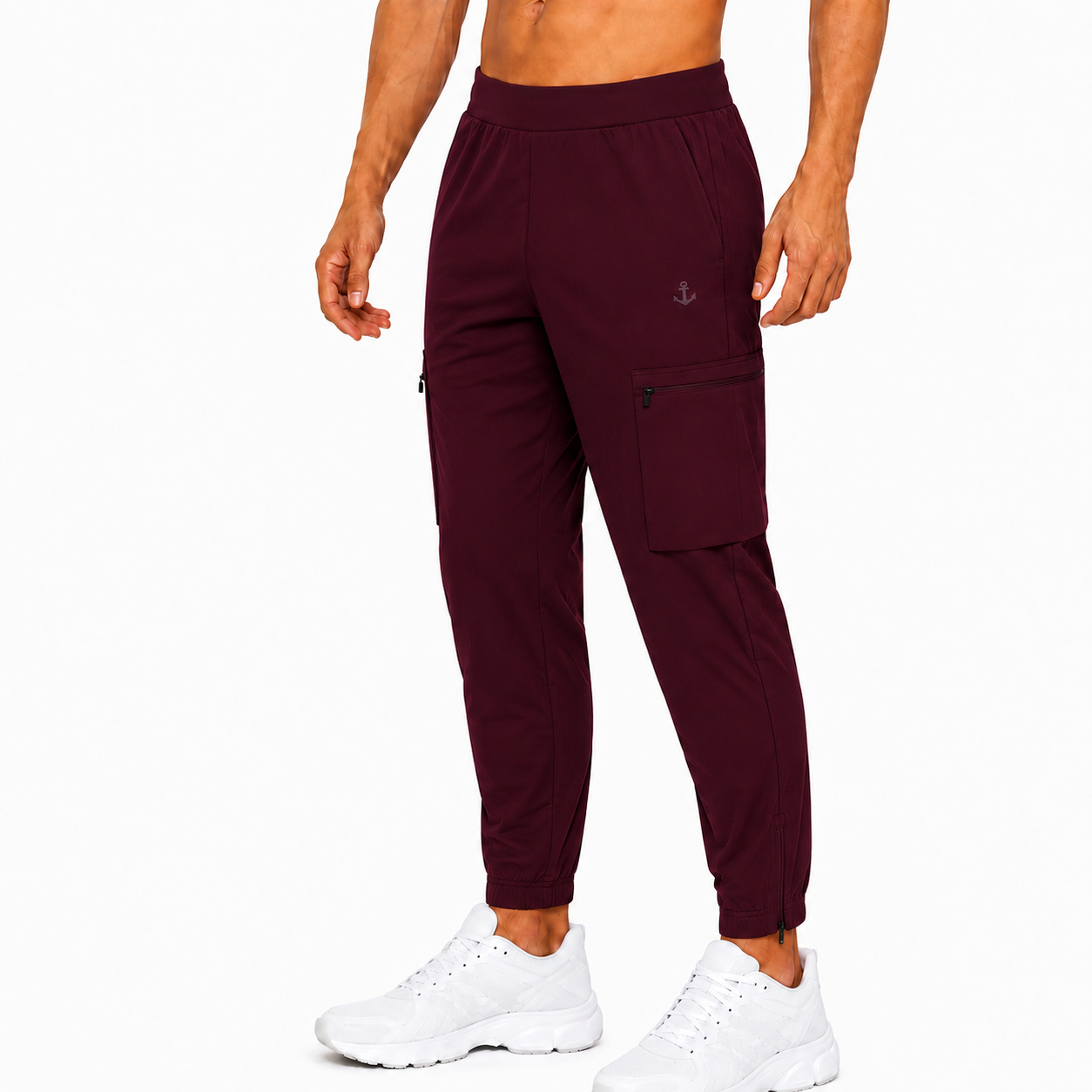 Motion Series Cargo Jogger Burgundy