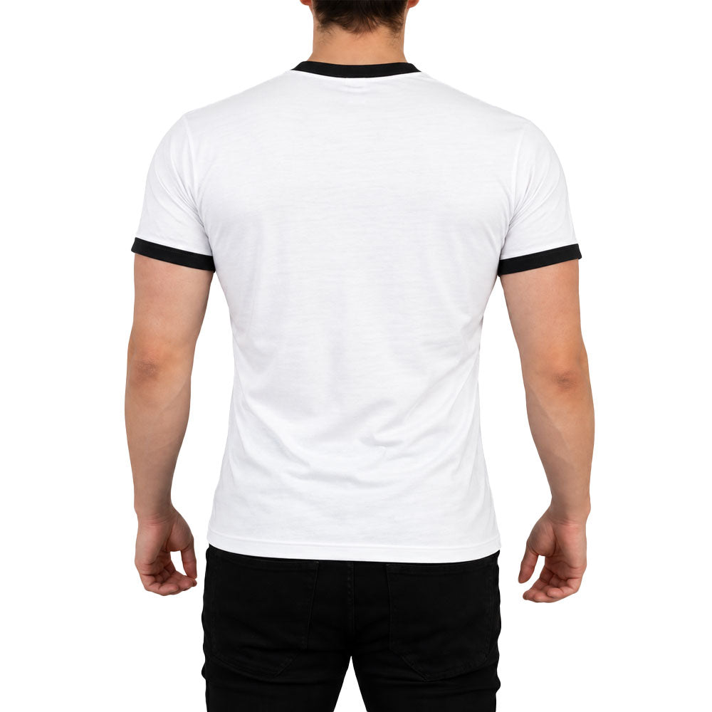 Playera Anchor Logo Ringer Contrast White
