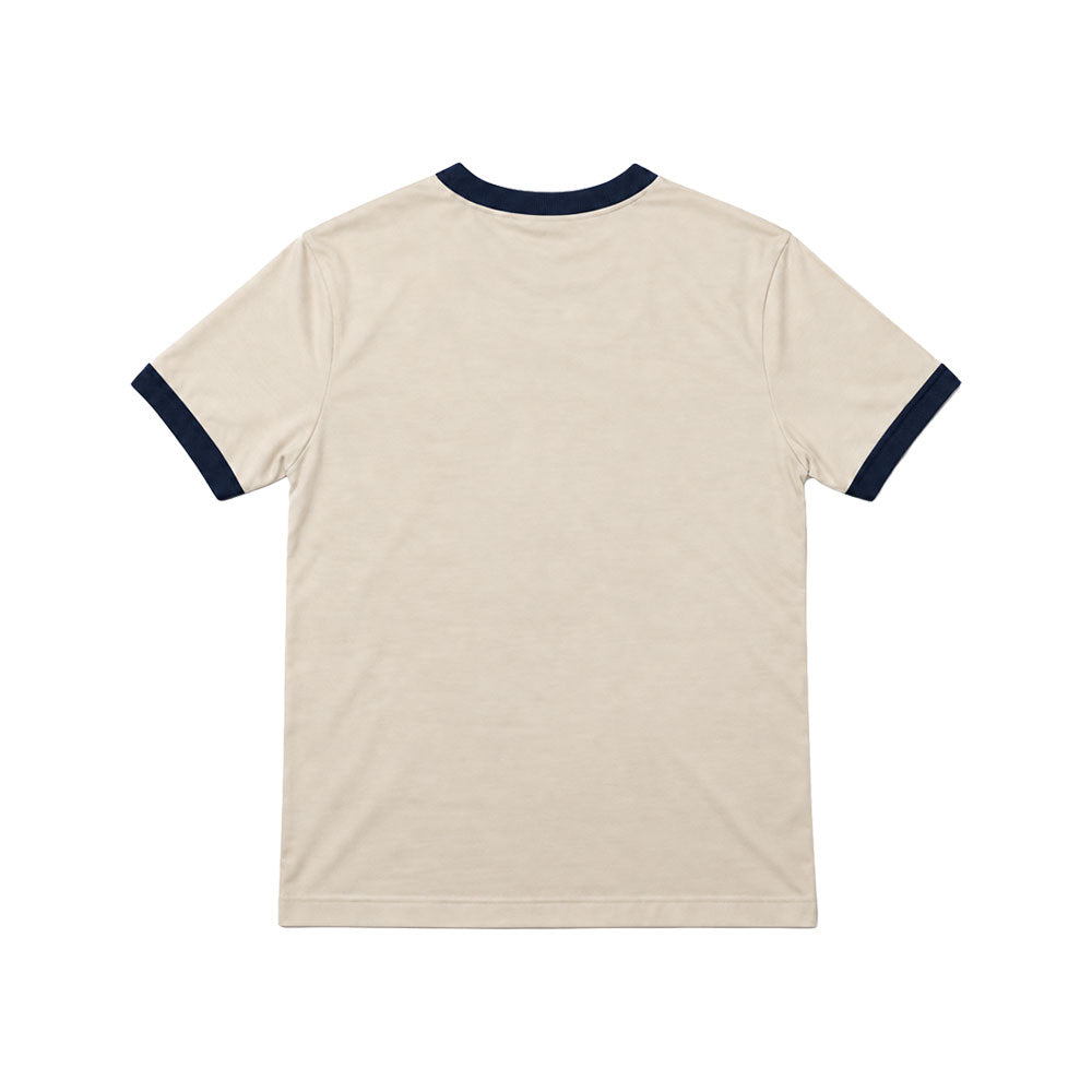 Playera Anchor Logo Ringer Contrast Sand