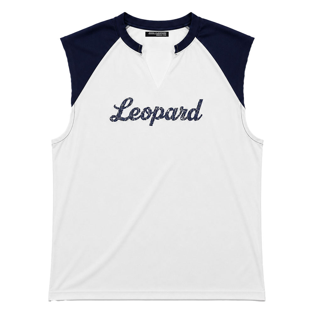 Garage High Performance Cut Off Sleeveless Navy