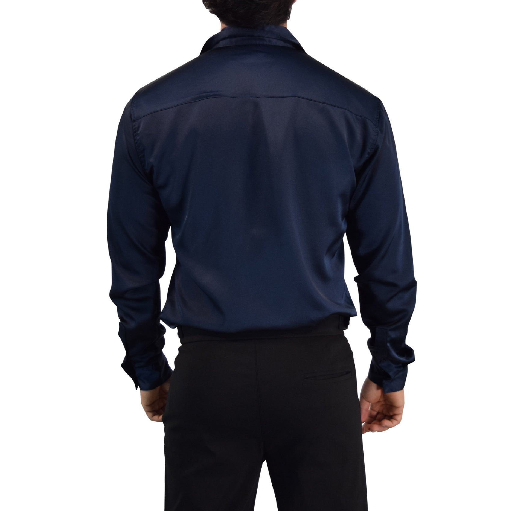 Camisa Vegas Sateen Navy