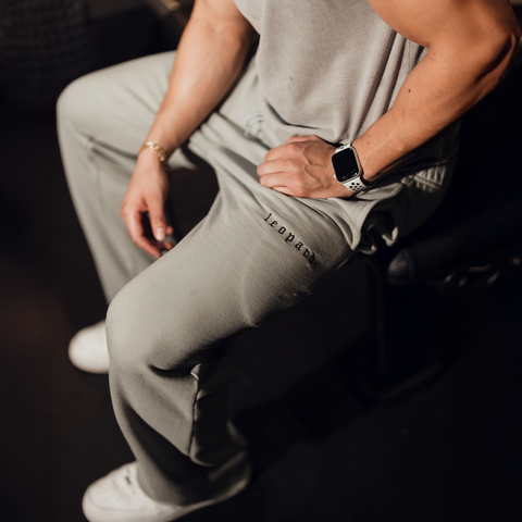 Straight Fit Jogger Building Your Best Version Gray