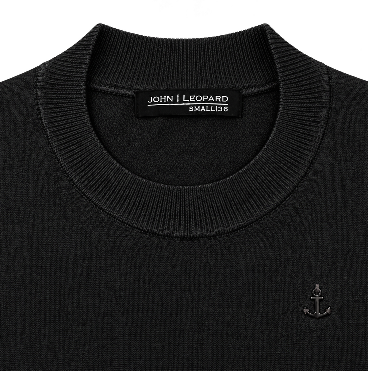 Zipped Short Sleeve Polo Full Black