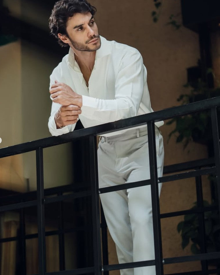 Nerano Smart-Casual Trouser Stonegray