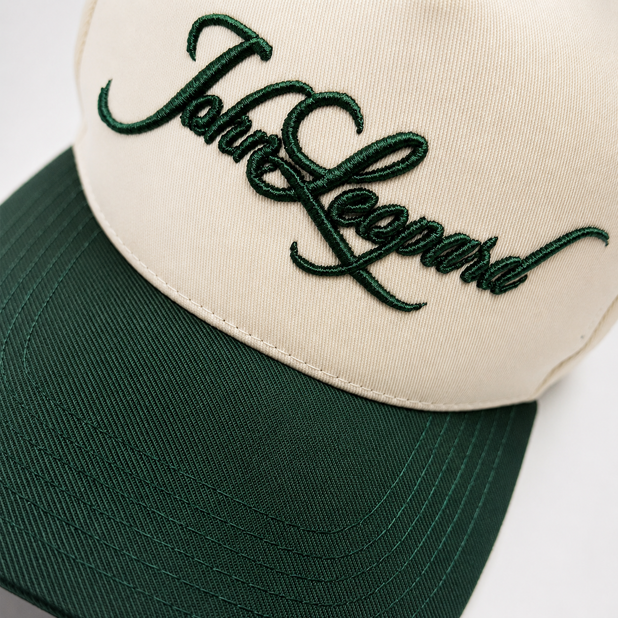 Blue Flat Cap 3D Logo Wine