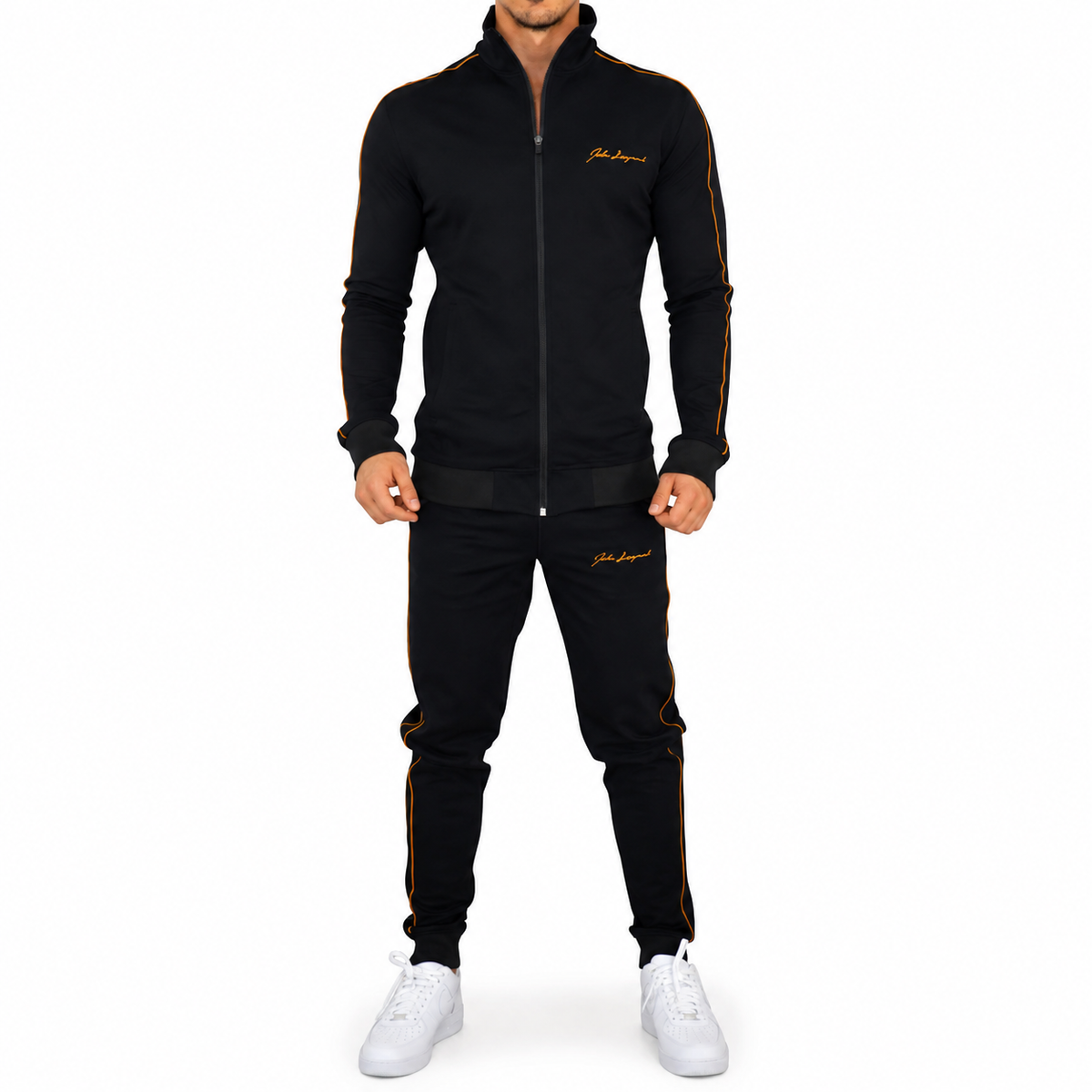 Scuderia Tracksuit Black Golden Logo
