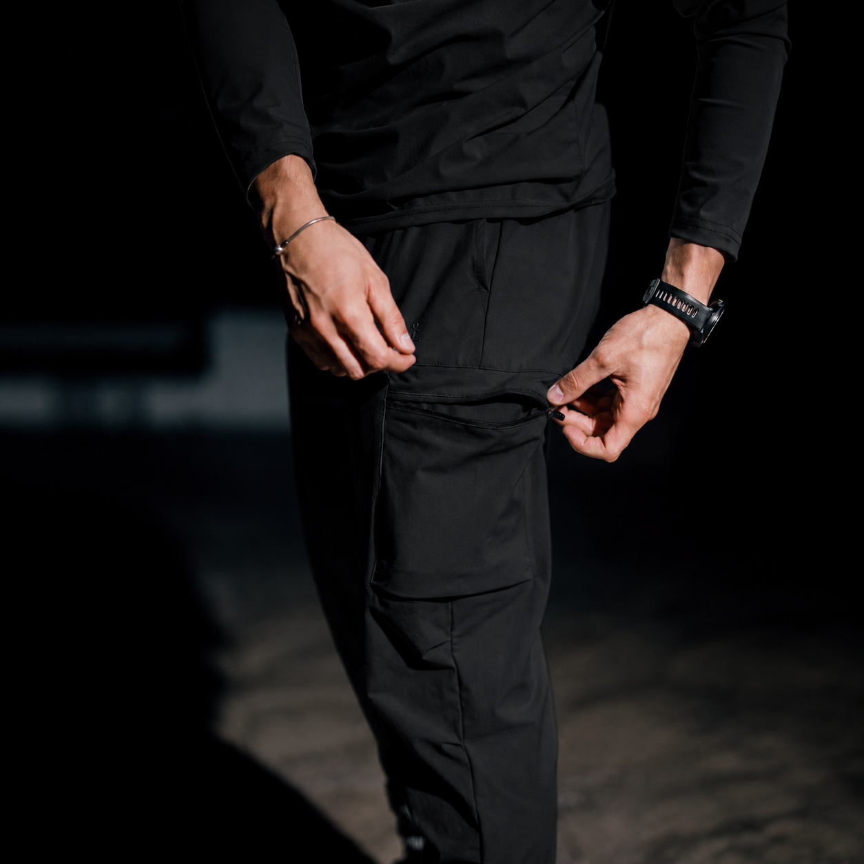 Motion Series Cargo Jogger Black