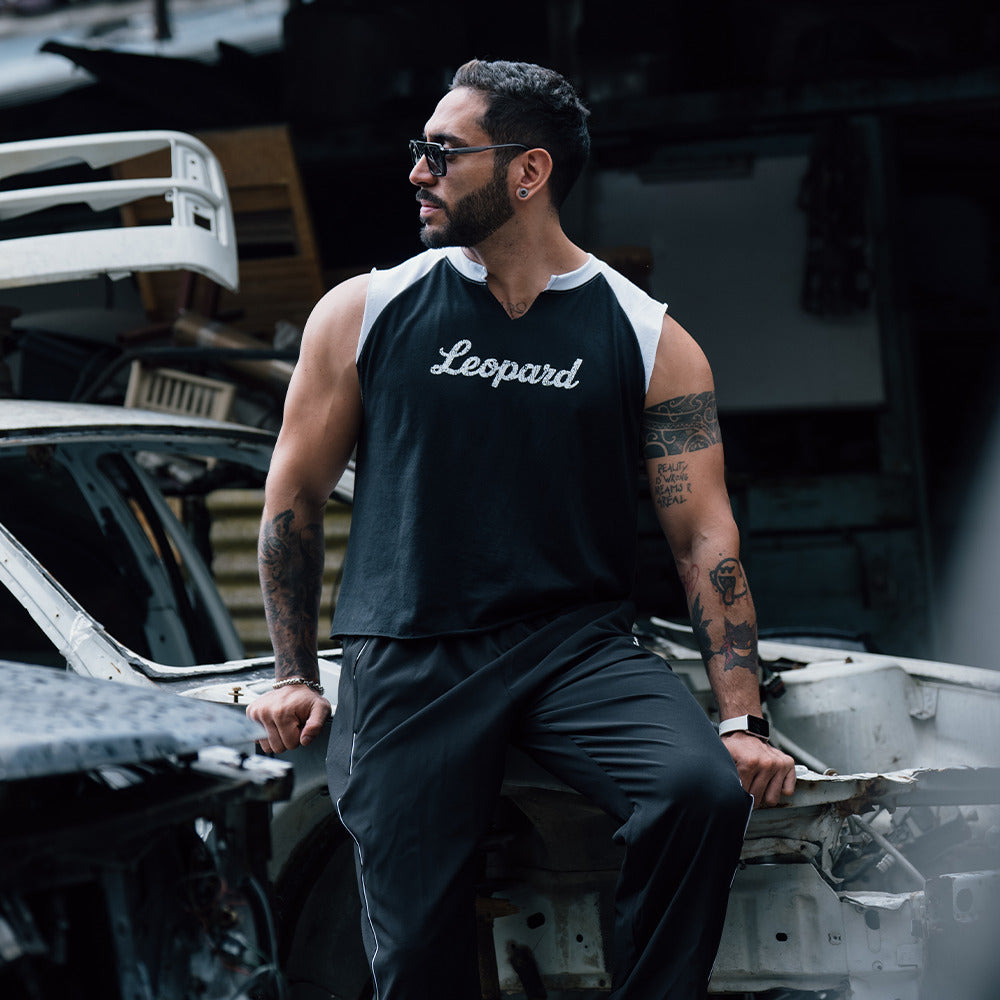 Garage High Performance Cut Off Sleeveless Black
