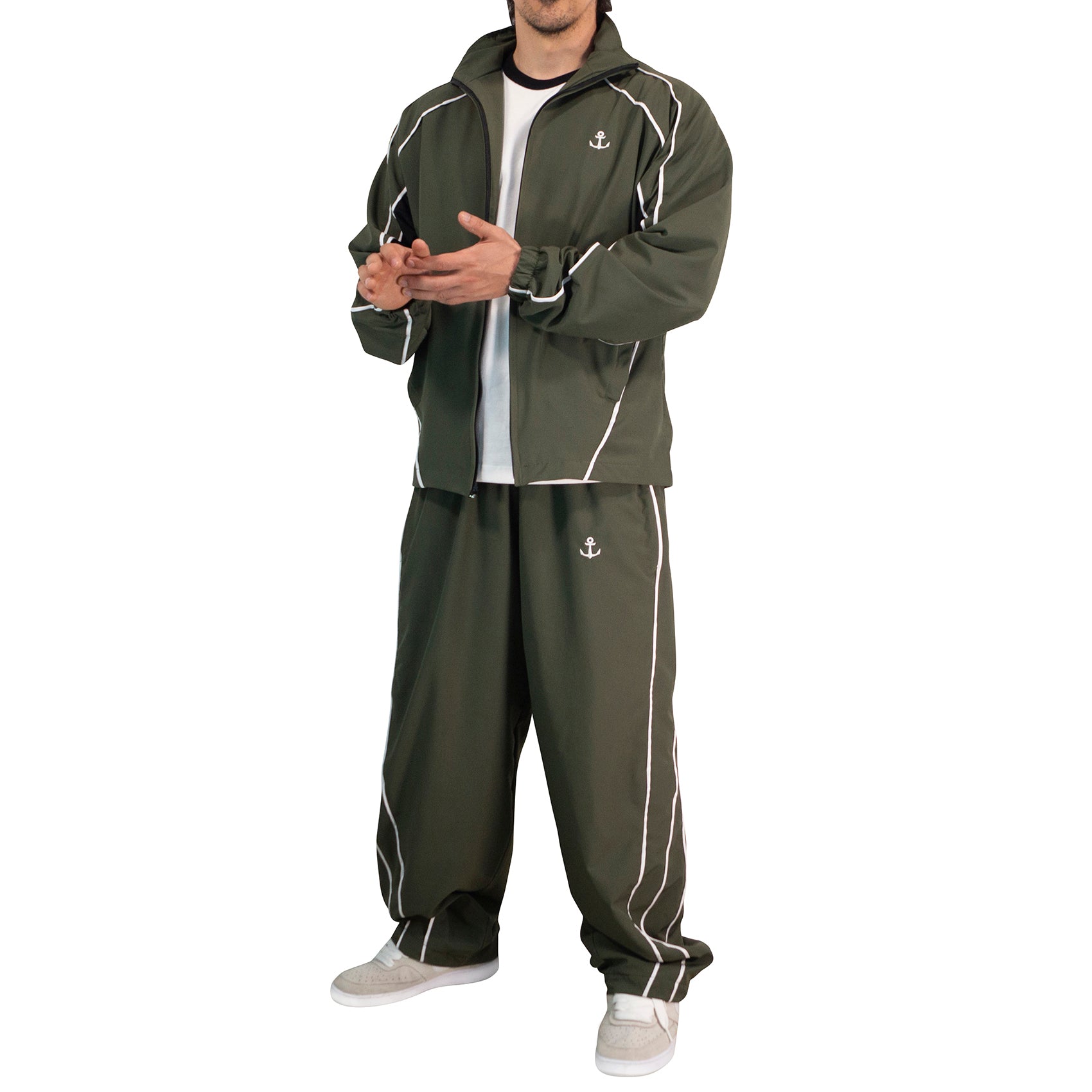 Ascend Oversized Tracksuit Olive