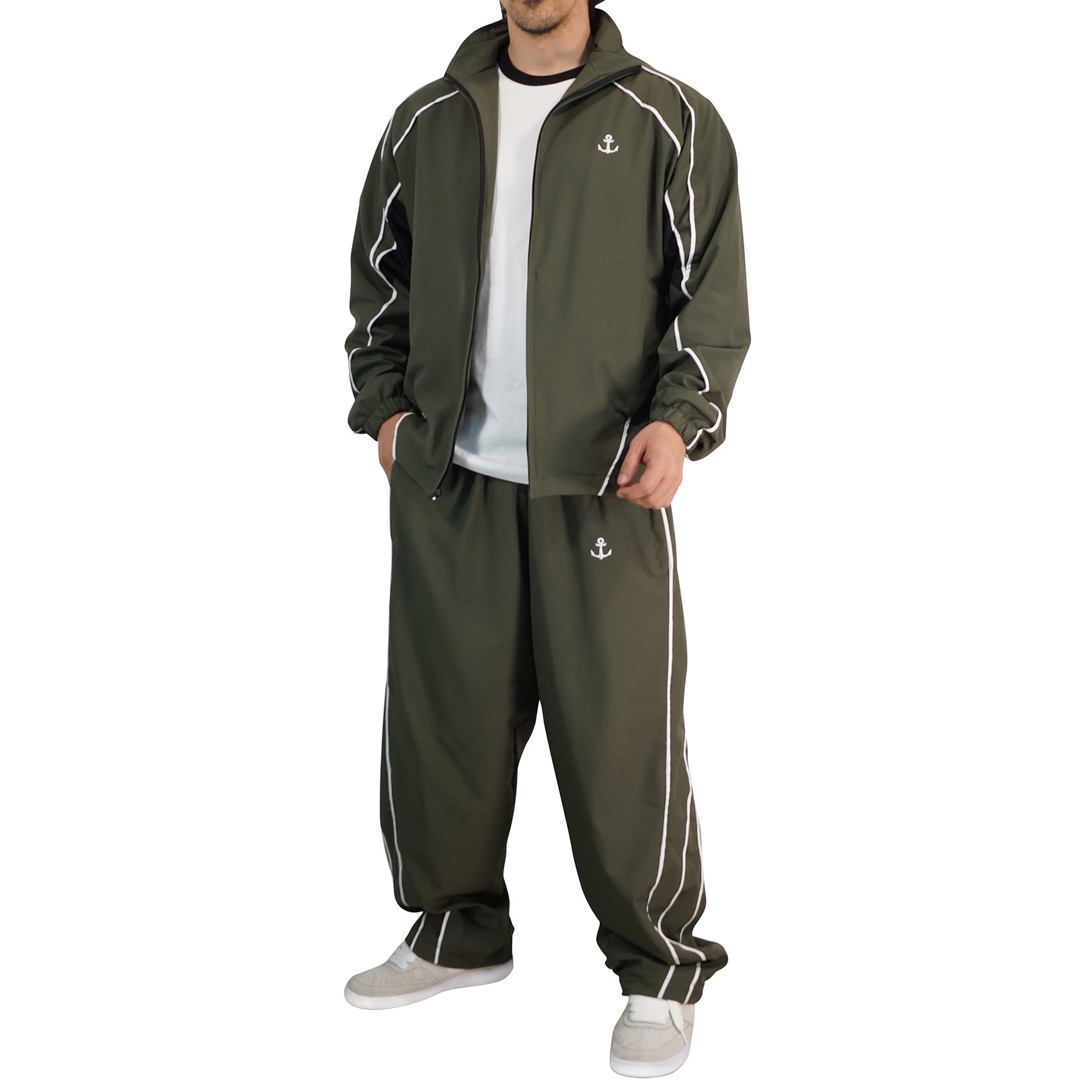 Ascend Oversized Tracksuit Olive