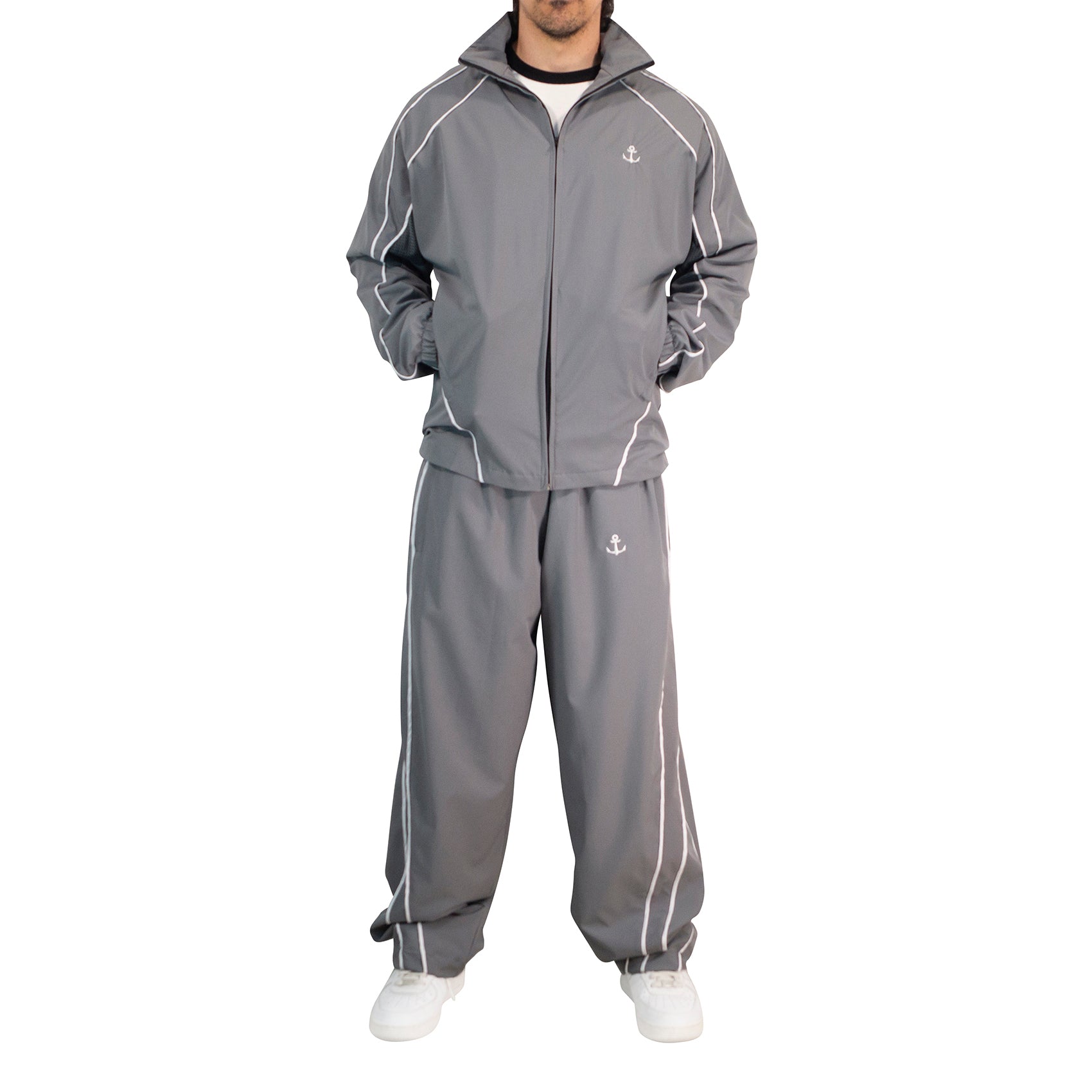 Ascend Oversized Tracksuit Gray