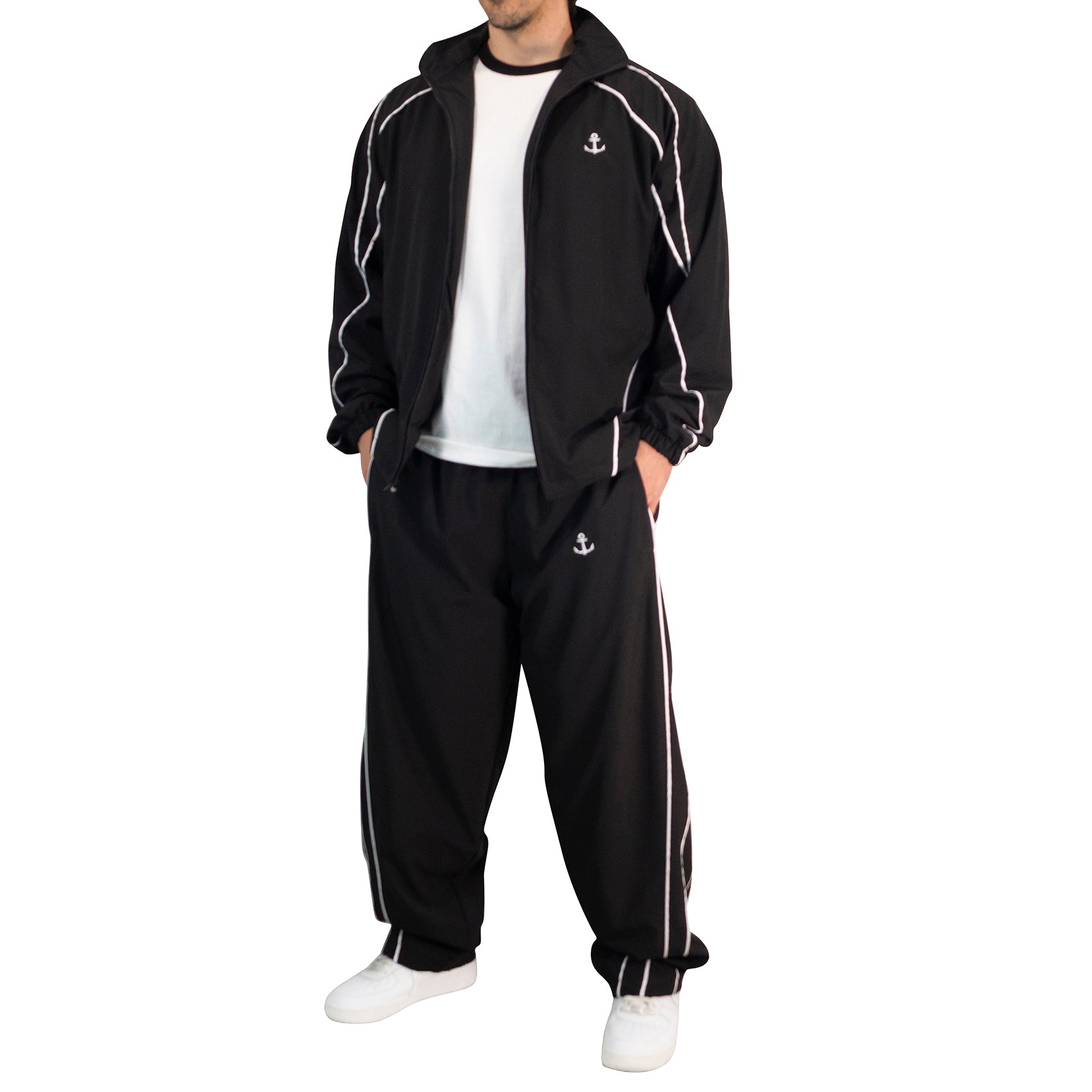 Ascend Oversized Tracksuit Black