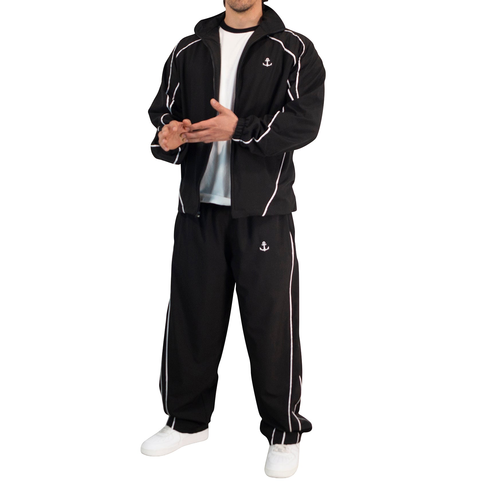 Ascend Oversized Tracksuit Black